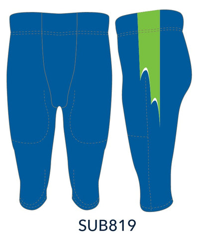 Adult Fully Sublimated Football Pant