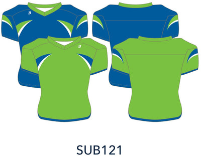Adult Reversible Waist Length Football Jersey