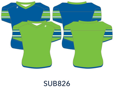Adult Reversible Waist Length Football Jersey