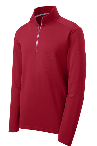Men's 1/4 Zip Textured Pullover