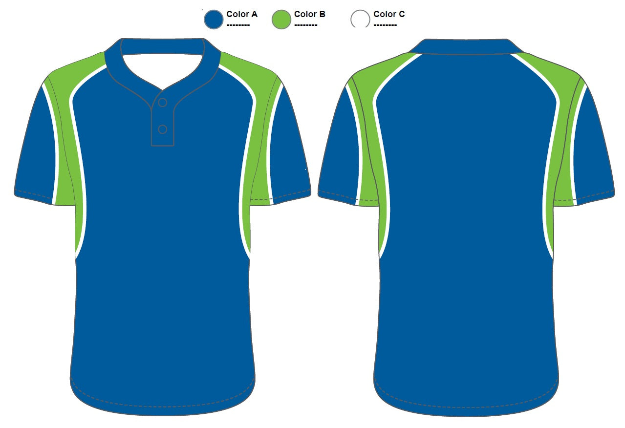 Full Button Baseball Jersey