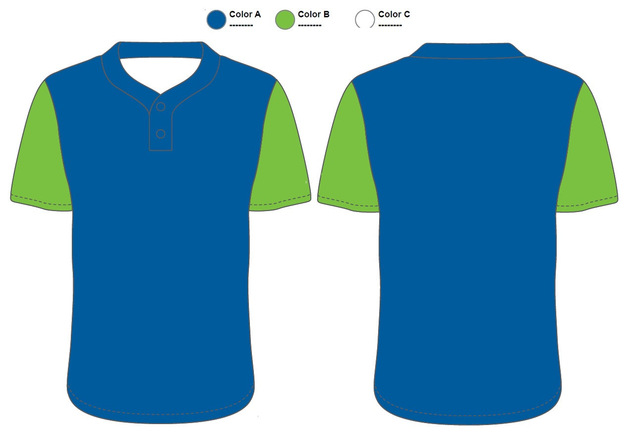 Full Button Baseball Jersey