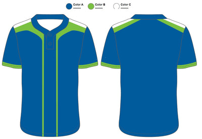 Full Button Baseball Jersey