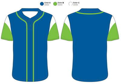 Full Button Baseball Jersey