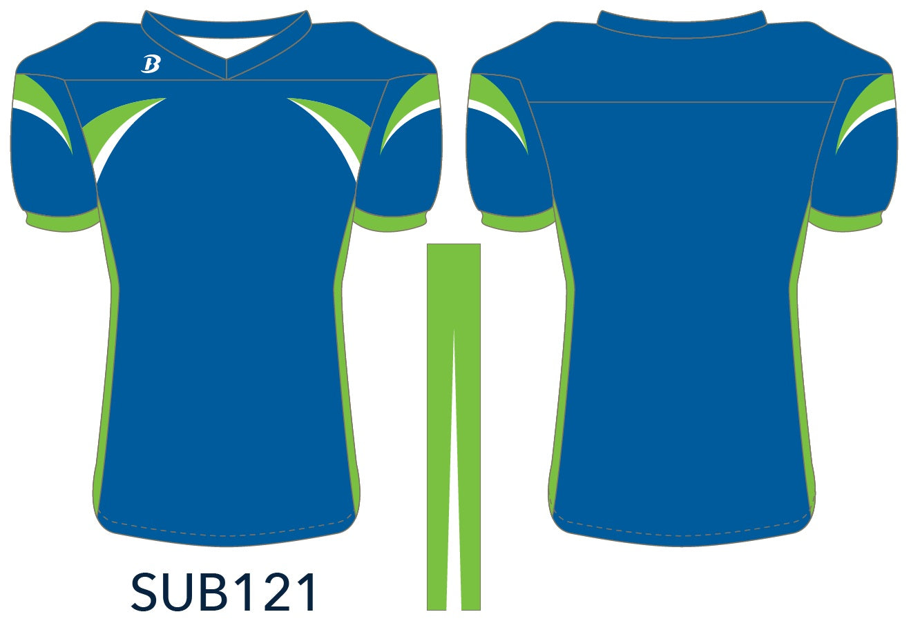 Youth Elastic Sleeve Football Jersey