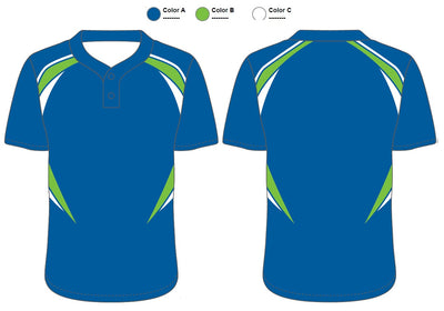 Full Button Baseball Jersey