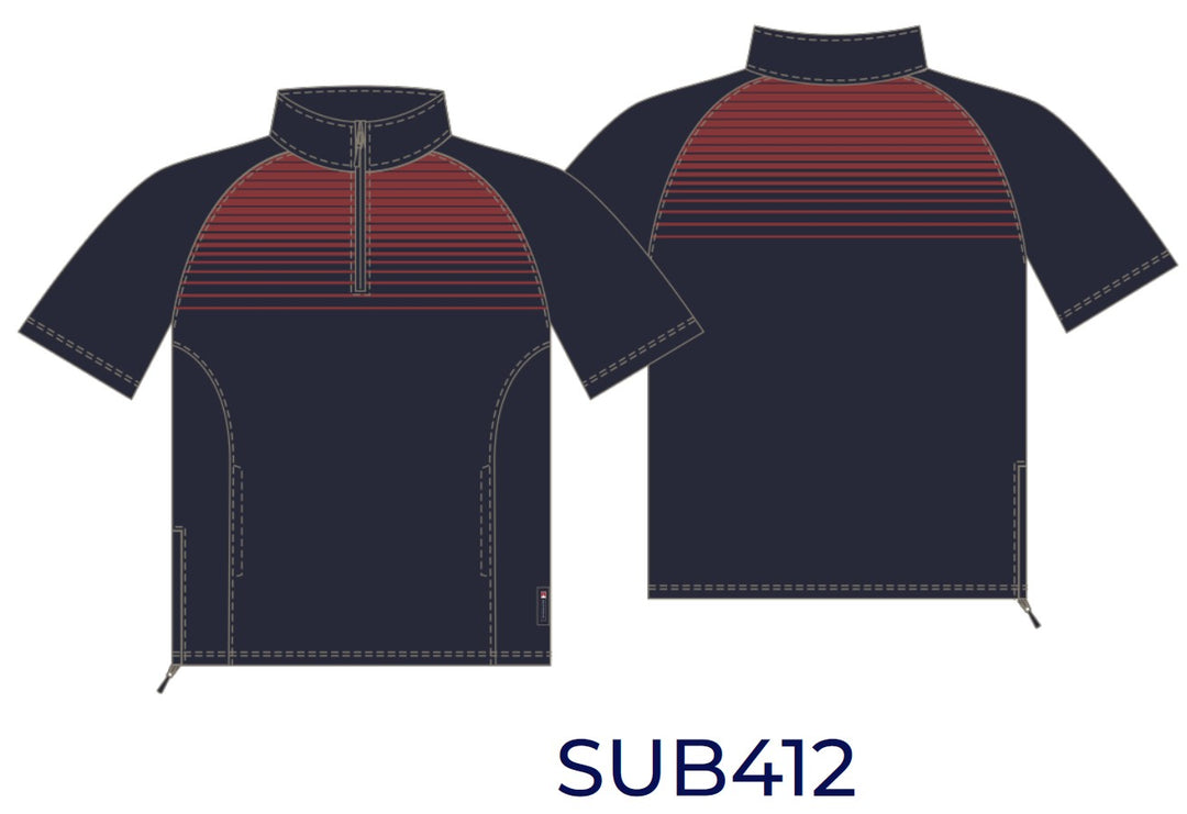 Sublimated Short-Sleeve 1/4 Zip Jacket – Boathouse Sports Custom