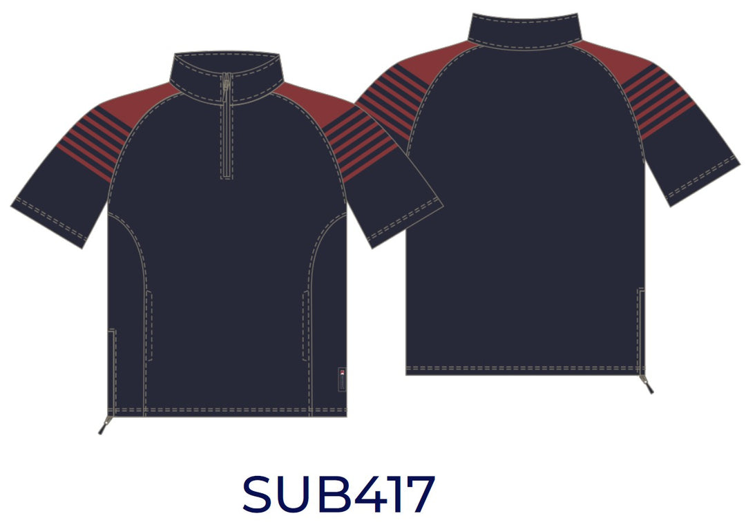 Sublimated Short-Sleeve 1/4 Zip Jacket – Boathouse Sports Custom