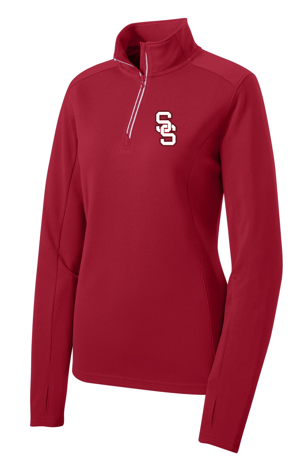 Women's 1/4 Zip Textured Pullover