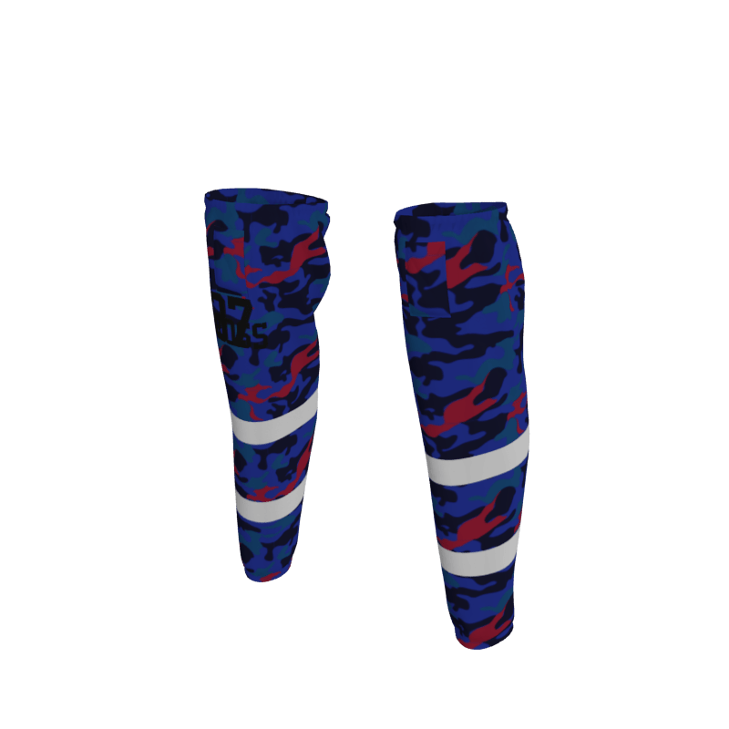 Custom Ice Hockey Uniforms Two Stripe Hockey Socks. (x 2)