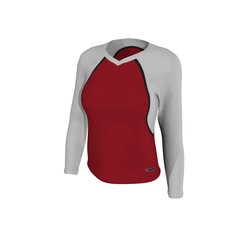 Custom Lacrosse Uniforms 406 Women's Long Sleeve Shooting Shirt. (x 12)