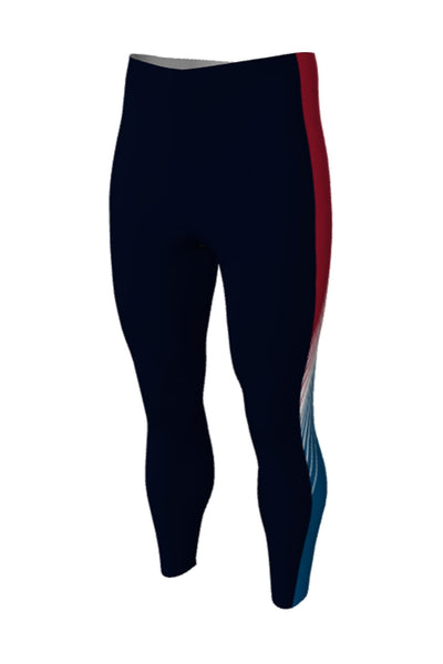 Boathouse Custom Men's Compression Pant with Stripe Side Panel
