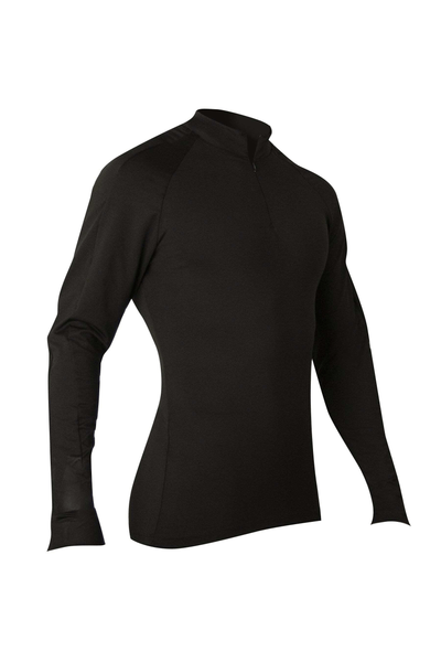 Men's Core Quarter-Zip Compression Top Black / Small
