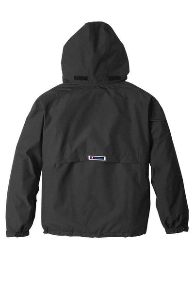 Back of Black Boathouse Men's GORE-TEX® Waterproof Barrier Jacket