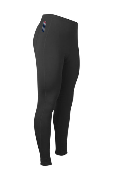Men's Solid Training Tights Black / Small