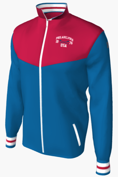 Men's Victory Custom Windbreaker Jacket with Philadelphia rowing logo