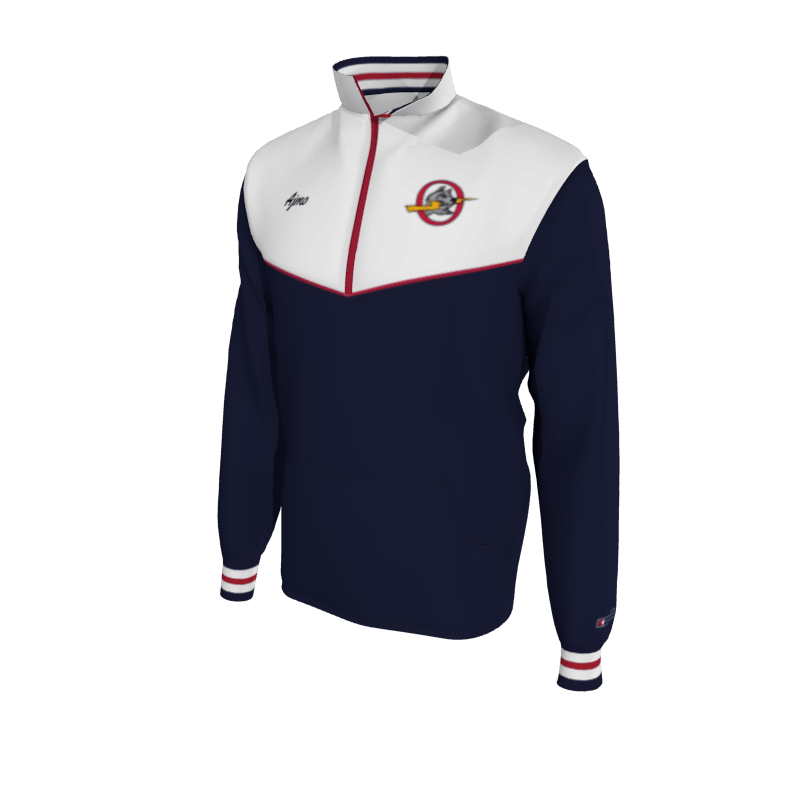 Custom Mission Pullover, Men's 1052 Mission 2-Color Pro-Tech, Knit Cuffs. (x 1)