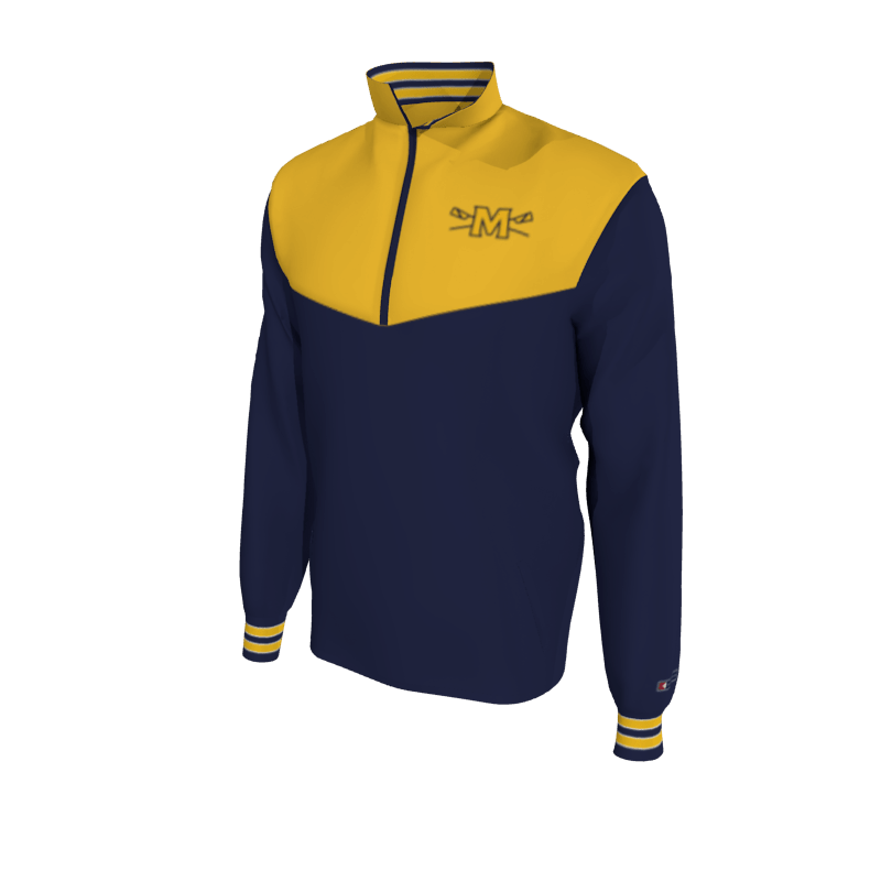 Custom Mission Pullover, Men's 1052 Mission 2-Color Pro-Tech, Knit Cuffs. (x 12)