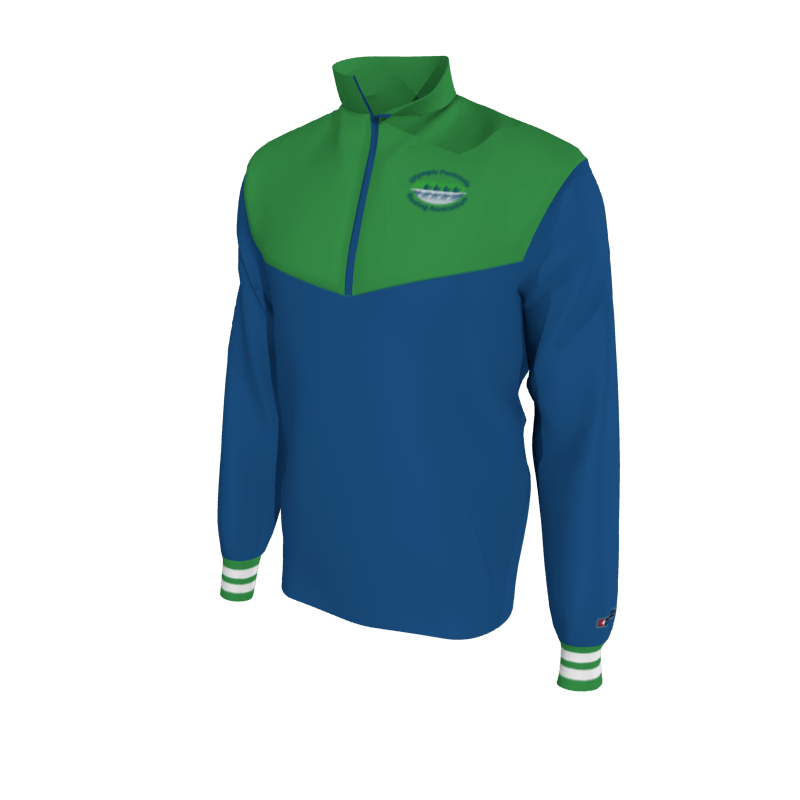 Custom Mission Pullover, Men's 1052 Mission 2-Color Pro-Tech, Knit Cuffs. (x 15)