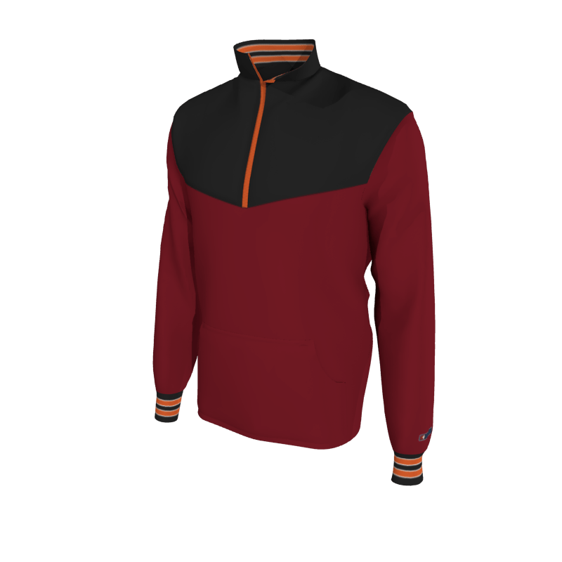 Custom Mission Pullover, Men's 1052 Mission 2-Color Pro-Tech, Knit Cuffs. (x 8)