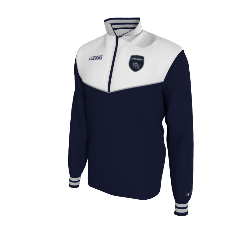 Custom Mission Pullover, Men's 1052 Mission 2-Color Pro-Tech, Knit Cuffs. (x 9)