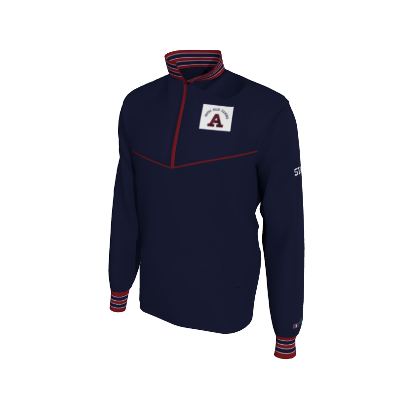 Custom Mission Pullover, Men's 1652 Mission 2-Color Supplex, Knit Cuffs. (x 1)