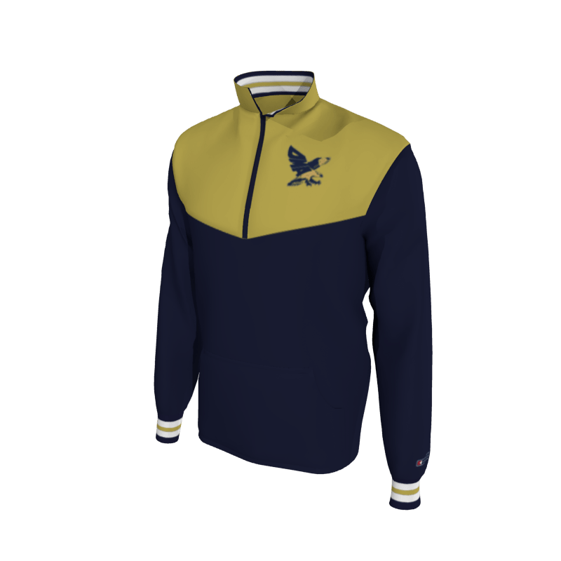 Custom Mission Pullover, Men's 1652 Mission 2-Color Supplex, Knit Cuffs. (x 1)