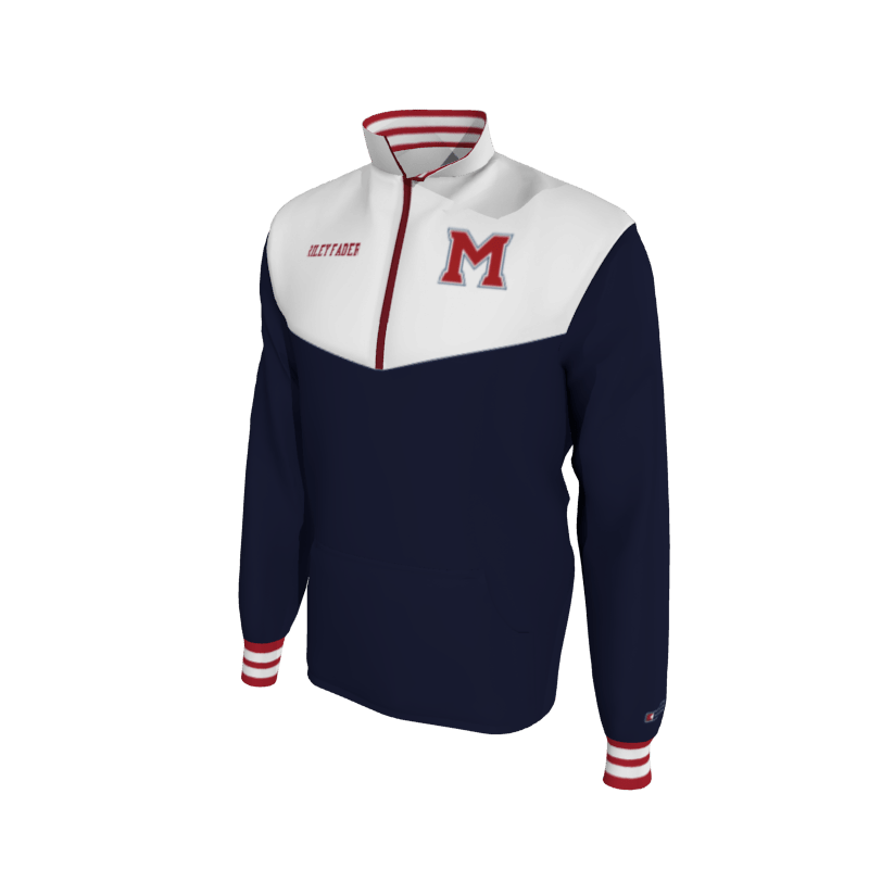 Custom Mission Pullover, Men's 1652 Mission 2-Color Supplex, Knit Cuffs. (x 1)