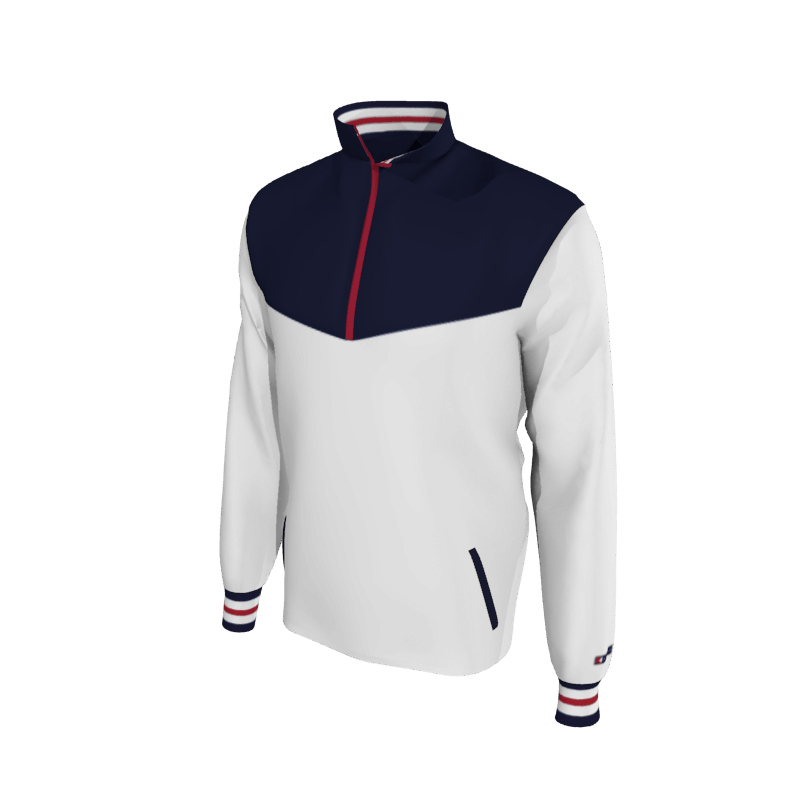 Custom Mission Pullover, Men's 1652 Mission 2-Color Supplex, Knit Cuffs. (x 1)