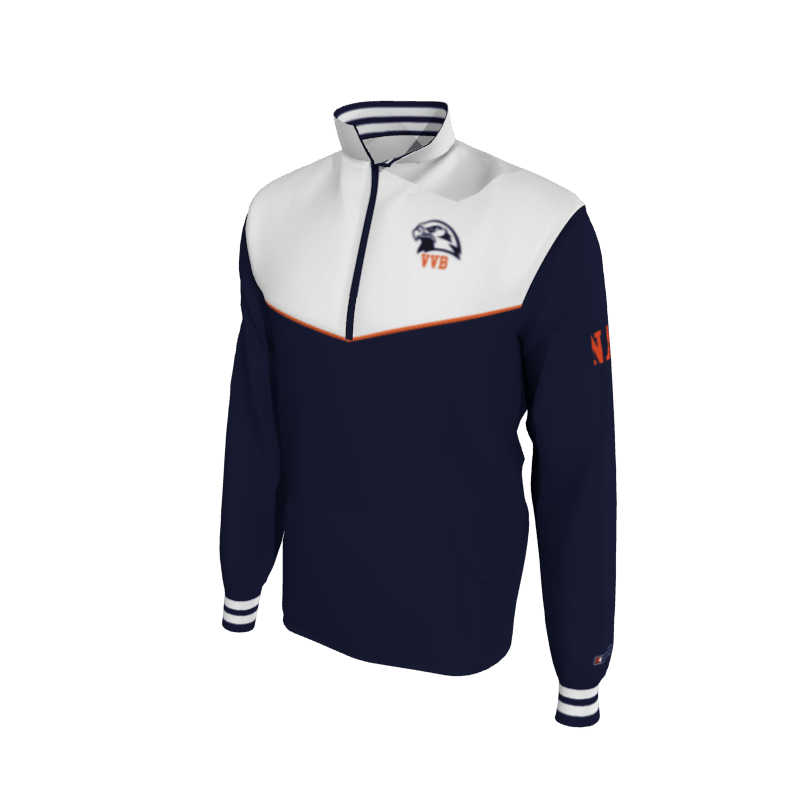 Custom Mission Pullover, Men's 1652 Mission 2-Color Supplex, Knit Cuffs. (x 1)