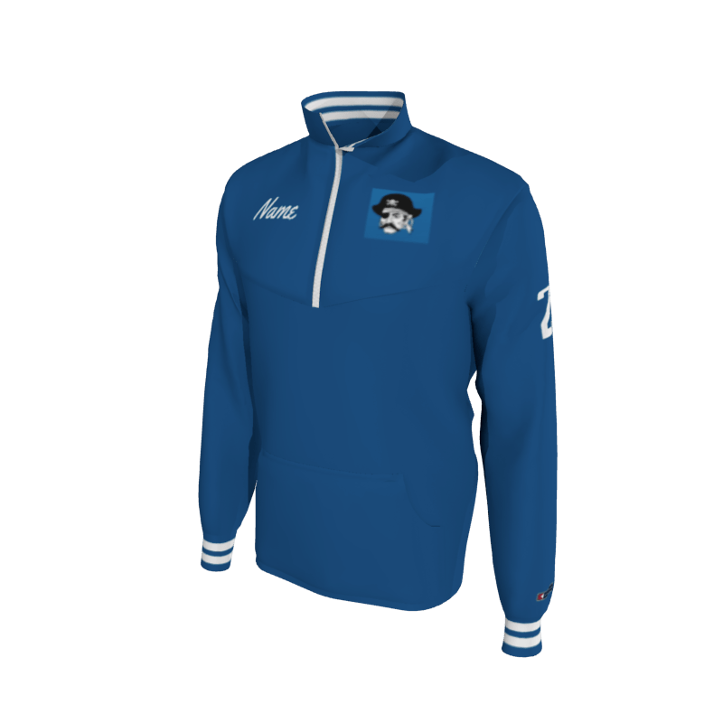 Custom Mission Pullover, Men's 1652 Mission 2-Color Supplex, Knit Cuffs. (x 1)