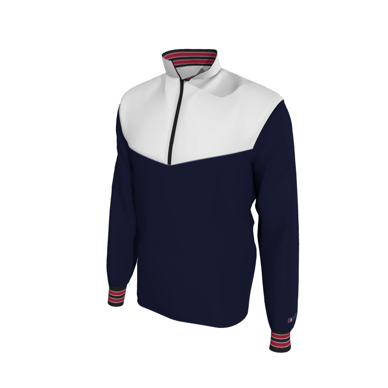 Custom Mission Pullover, Men's 1652 Mission 2-Color Supplex, Knit Cuffs. (x 1)