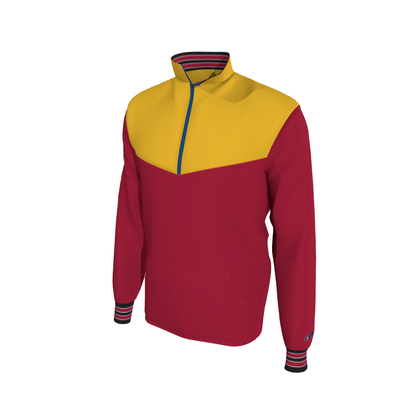 Custom Mission Pullover, Men's 1652 Mission 2-Color Supplex, Knit Cuffs. (x 1)