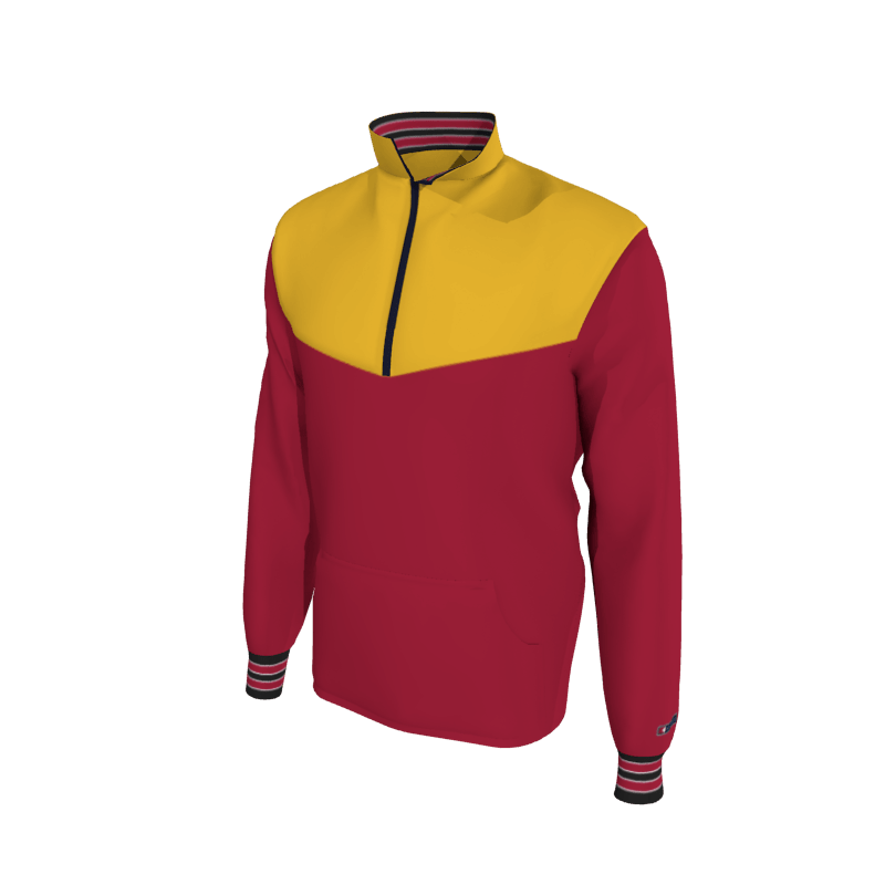Custom Mission Pullover, Men's 1652 Mission 2-Color Supplex, Knit Cuffs. (x 1)