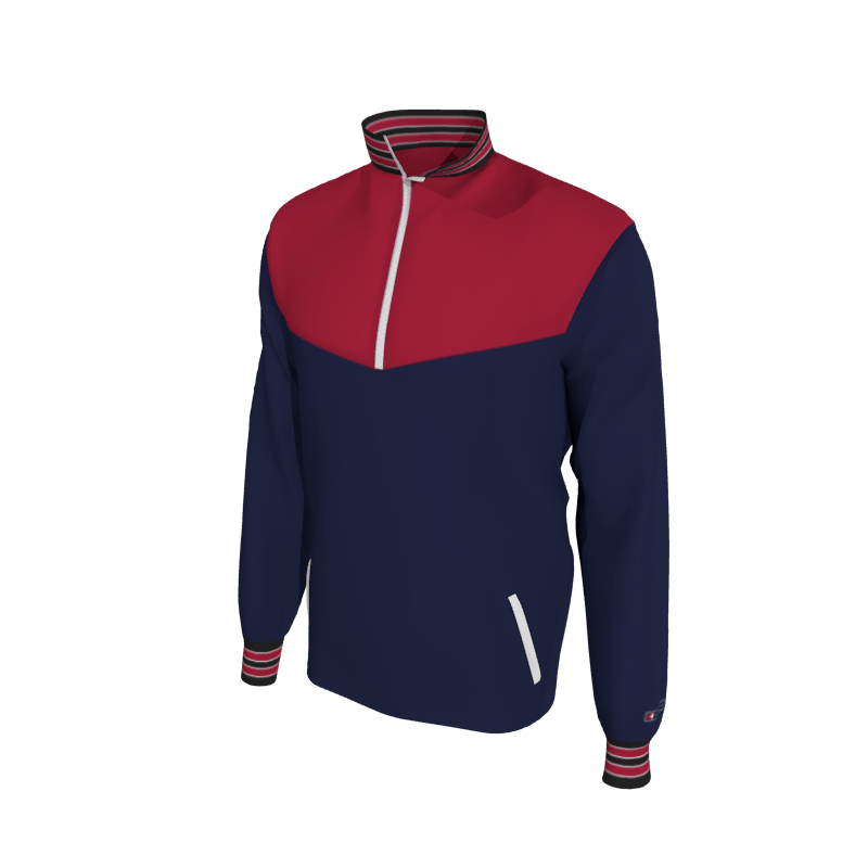 Custom Mission Pullover, Men's 1652 Mission 2-Color Supplex, Knit Cuffs. (x 10)
