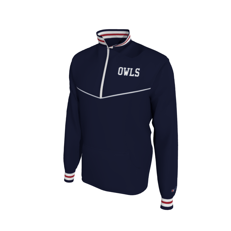 Custom Mission Pullover, Men's 1652 Mission 2-Color Supplex, Knit Cuffs. (x 11)
