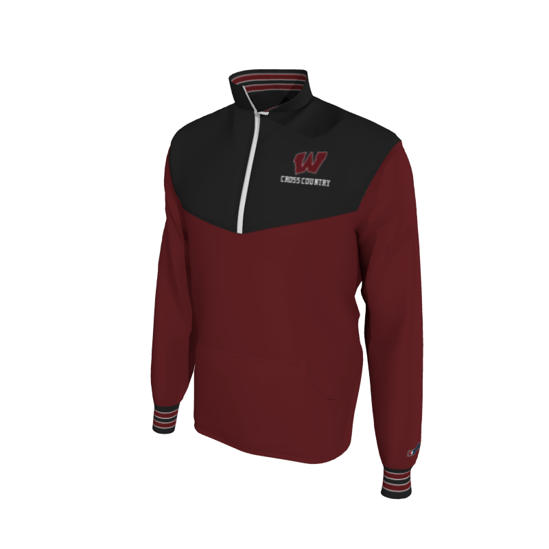 Custom Mission Pullover, Men's 1652 Mission 2-Color Supplex, Knit Cuffs. (x 12)