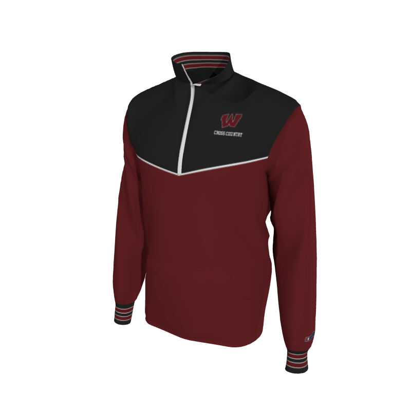 Custom Mission Pullover, Men's 1652 Mission 2-Color Supplex, Knit Cuffs. (x 12)