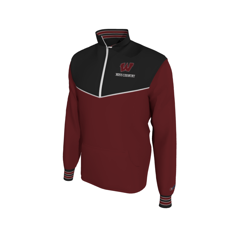 Custom Mission Pullover, Men's 1652 Mission 2-Color Supplex, Knit Cuffs. (x 12)