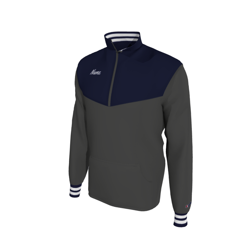Custom Mission Pullover, Men's 1652 Mission 2-Color Supplex, Knit Cuffs. (x 14)