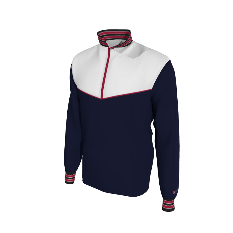 Custom Mission Pullover, Men's 1652 Mission 2-Color Supplex, Knit Cuffs. (x 6)
