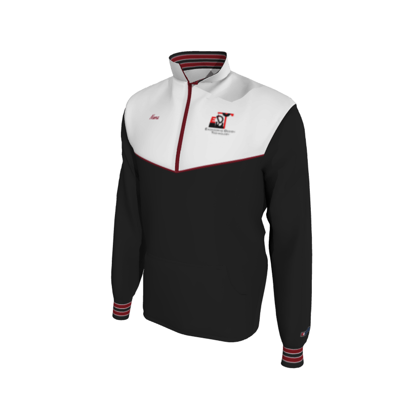 Custom Mission Pullover, Men's 1652 Mission 2-Color Supplex, Knit Cuffs. (x 7)