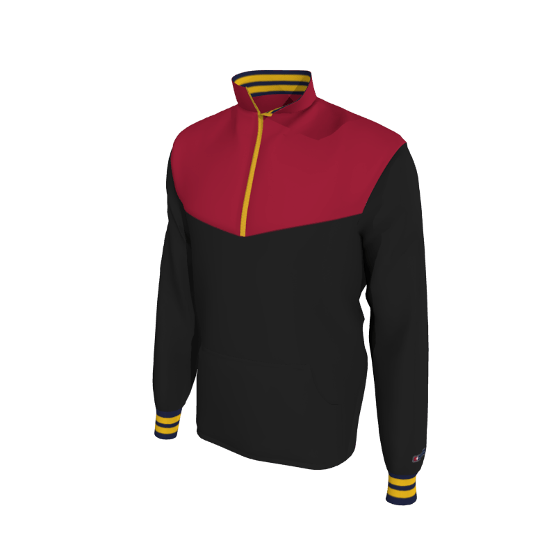 Custom Mission Pullover, Men's 1652 Mission 2-Color Supplex, Knit Cuffs. (x 7)