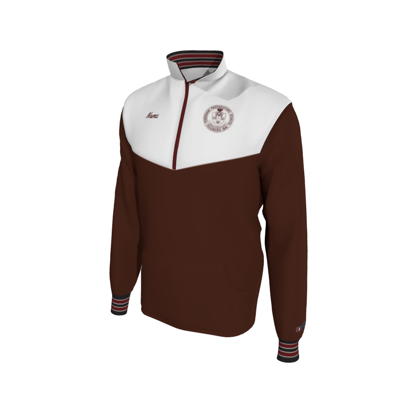 Custom Mission Pullover, Men's 1652 Mission 2-Color Supplex, Knit Cuffs. (x 8)