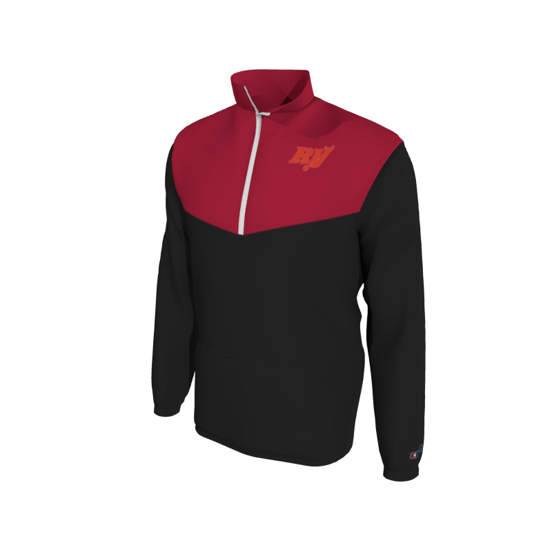 Custom Mission Pullover, Men's 1652E Mission 2-Color Supplex, Elastic Cuffs. (x 1)