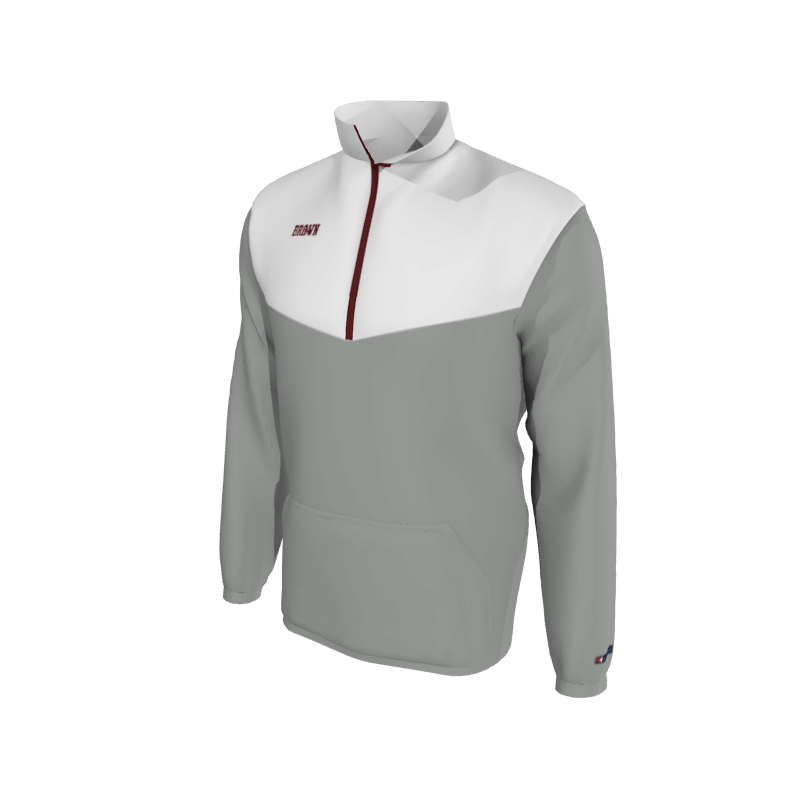 Custom Mission Pullover, Men's 1652E Mission 2-Color Supplex, Elastic Cuffs. (x 1)