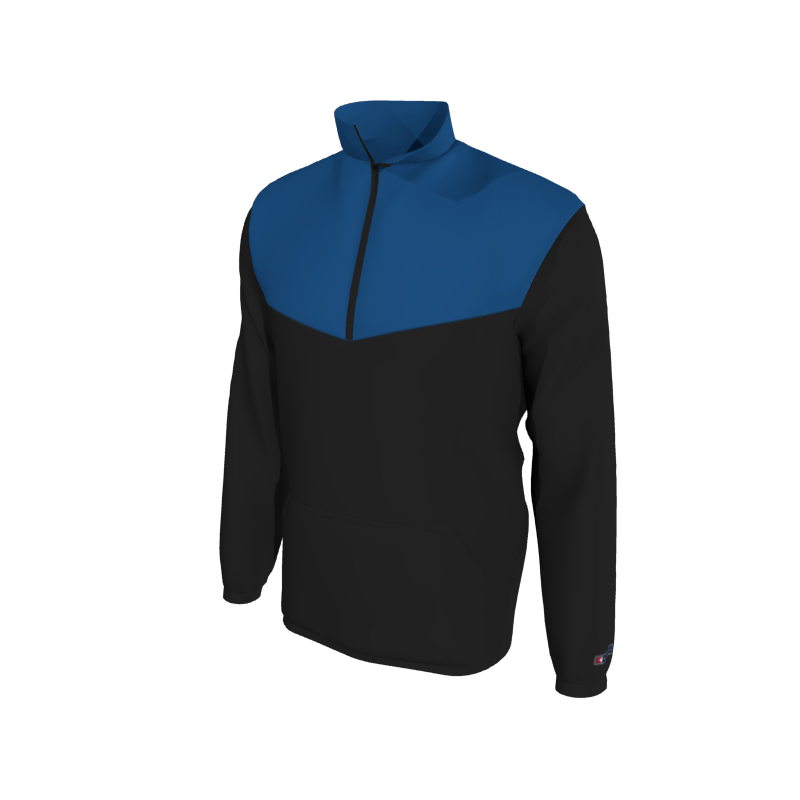 Custom Mission Pullover, Men's 1652E Mission 2-Color Supplex, Elastic Cuffs. (x 1)