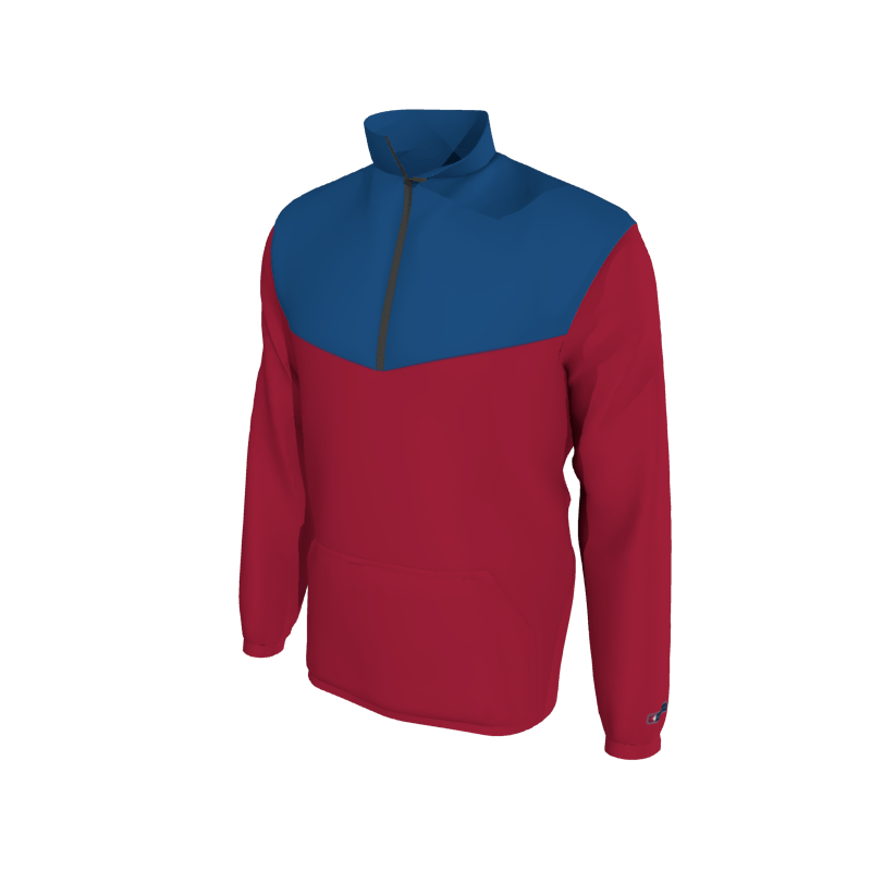 Custom Mission Pullover, Men's 1652E Mission 2-Color Supplex, Elastic Cuffs. (x 1)
