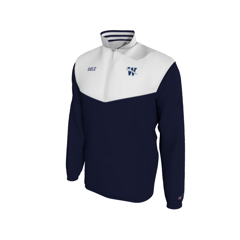 Custom Mission Pullover, Men's 1652E Mission 2-Color Supplex, Elastic Cuffs. (x 1)