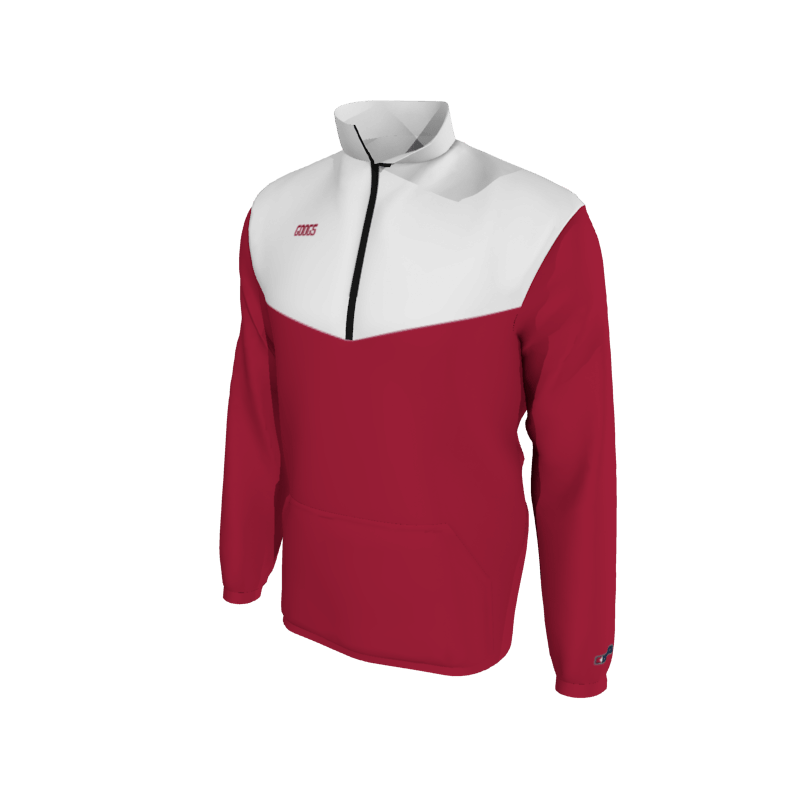 Custom Mission Pullover, Men's 1652E Mission 2-Color Supplex, Elastic Cuffs. (x 1)